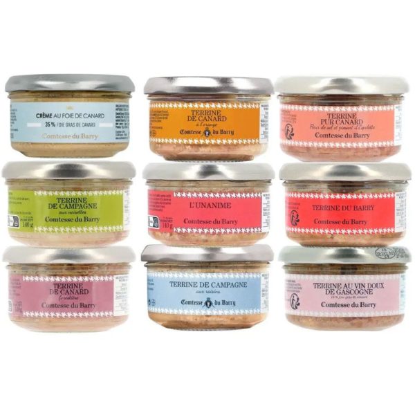 L’assortiment terrines – 9 spécialités-Comtesse du Barry