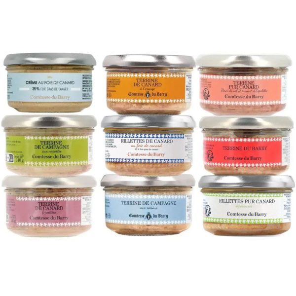 L&rsquo;assortiment terrines – 9 spécialités-Comtesse du Barry