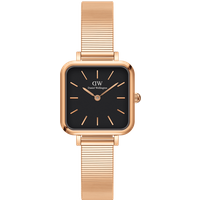 Daniel Wellington DW Montre 22x22mm MIC Quadro Studio Black Rose Gold