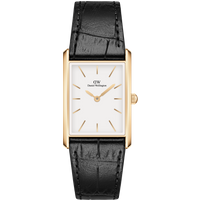 Daniel Wellington DW Montre 22×32 Bound Black Crocodile Gold