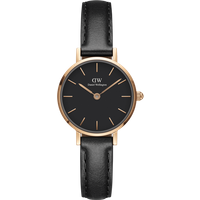 Daniel Wellington DW Montre 24mm Petite Pressed Sheffield Black Rose Gold