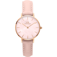 Daniel Wellington DW Montre 28mm MIC Petite Rouge Pink MoP Rose Gold