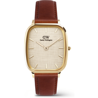 Daniel Wellington DW Montre 32×36,3mm Marlon St Mawes Linen Gold