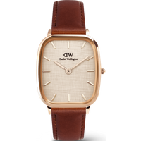 Daniel Wellington DW Montre 32×36,3mm Marlon St Mawes Linen Rose Gold