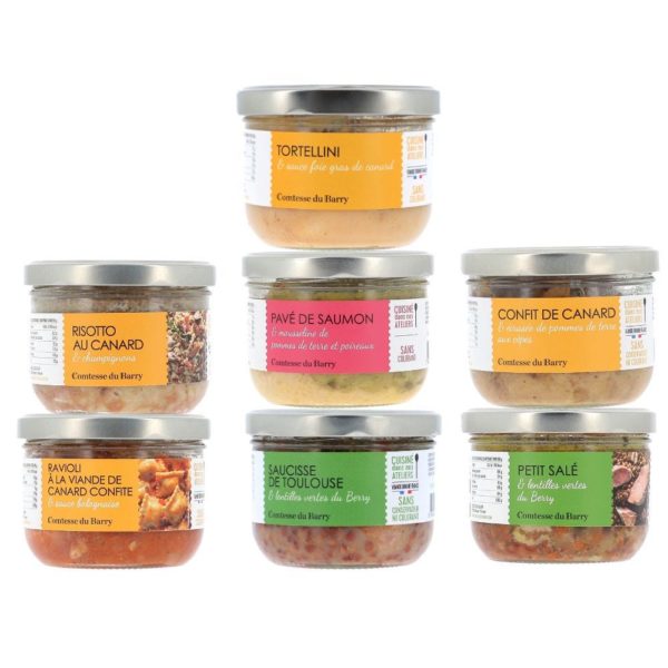 La semaine gourmande – 7 plats cuisinés pour 1 personne-Comtesse du Barry