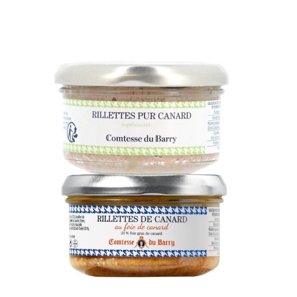 Duo de rillettes 140g-Comtesse du Barry