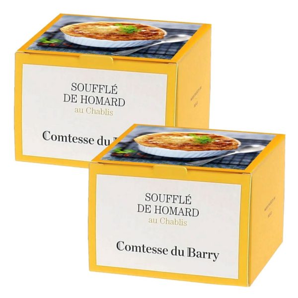 Lot de 2 soufflés de homard au Chablis 80g-Comtesse du Barry
