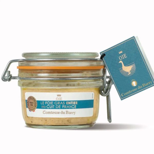 Foie gras d’oie entier mi-cuit 125g-Comtesse du Barry