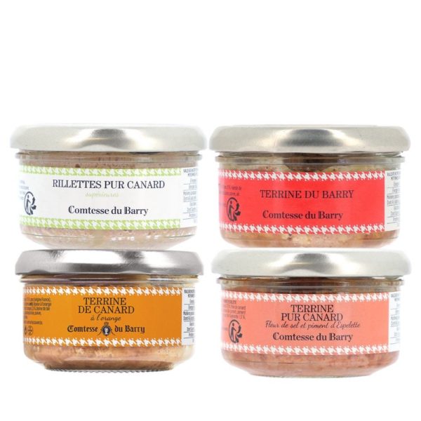 L&rsquo;assortiment saveurs – 4 spécialités 140g-Comtesse du Barry