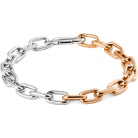 Daniel Wellington DW Contrast Link 155mm Rose Gold