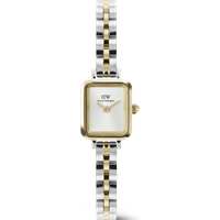 Daniel Wellington DW Montre 15.4×18.2mm Quadro Mini Arch 3-Link Two Tone Gold