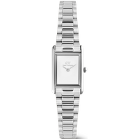 Daniel Wellington DW Montre 17×25,9mm Bound Mini 3-Link Silver