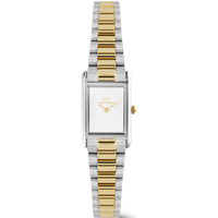 Daniel Wellington DW Montre 17×25,9mm Bound Mini 3-Link Two Tone Gold