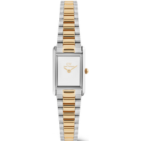 Daniel Wellington DW Montre 17×25,9mm Bound Mini 3-Link Two Tone Rose Gold