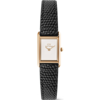 Daniel Wellington DW Montre 17×25,9mm Bound Mini Black Lizard Rose Gold