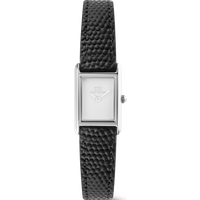 Daniel Wellington DW Montre 17×25,9mm Bound Mini Black Lizard Silver