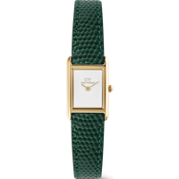 Daniel Wellington DW Montre 17×25,9mm Bound Mini Green Lizard Gold